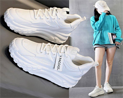 透氣網面老爹鞋